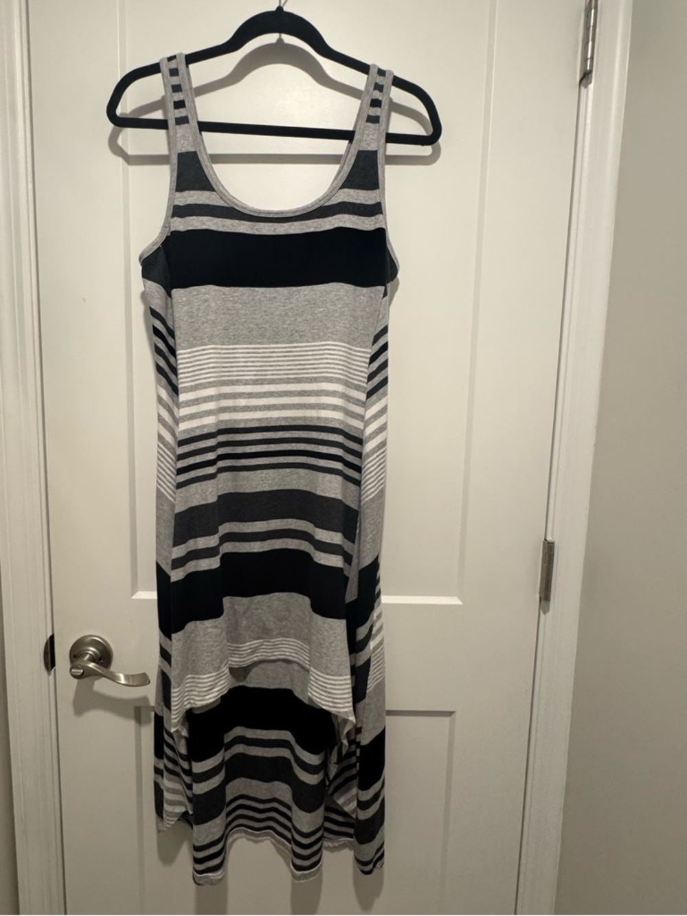 Marc New York High Low Sleeveless Striped Summer Dress